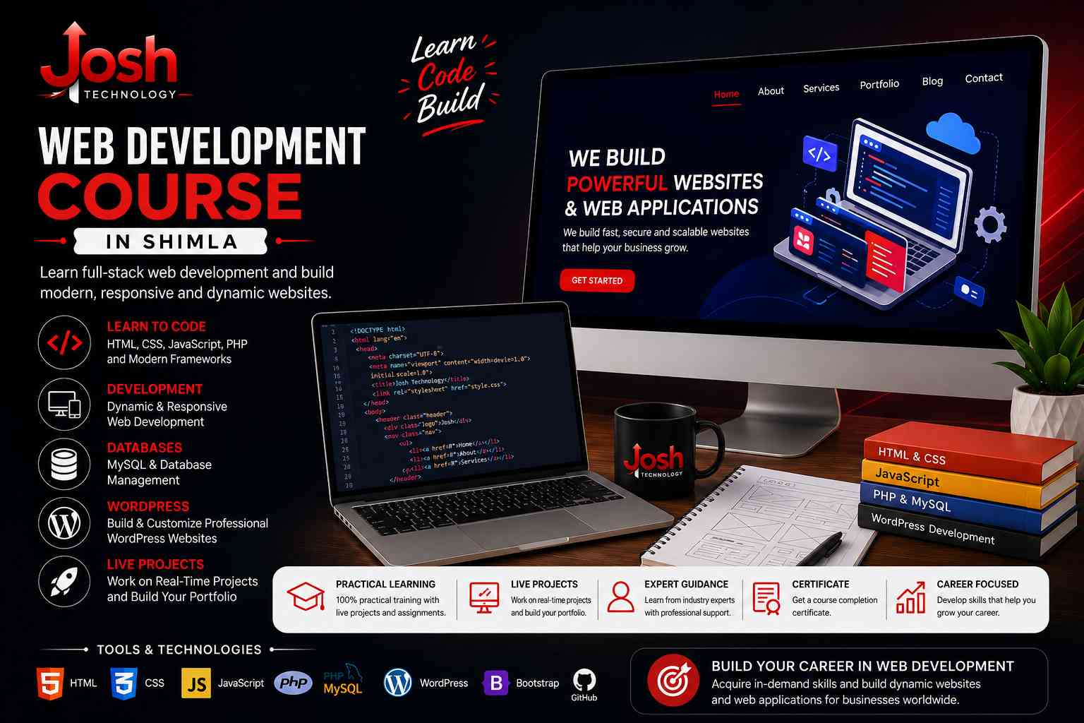 Web Development Course in Shimla - Josh Technology