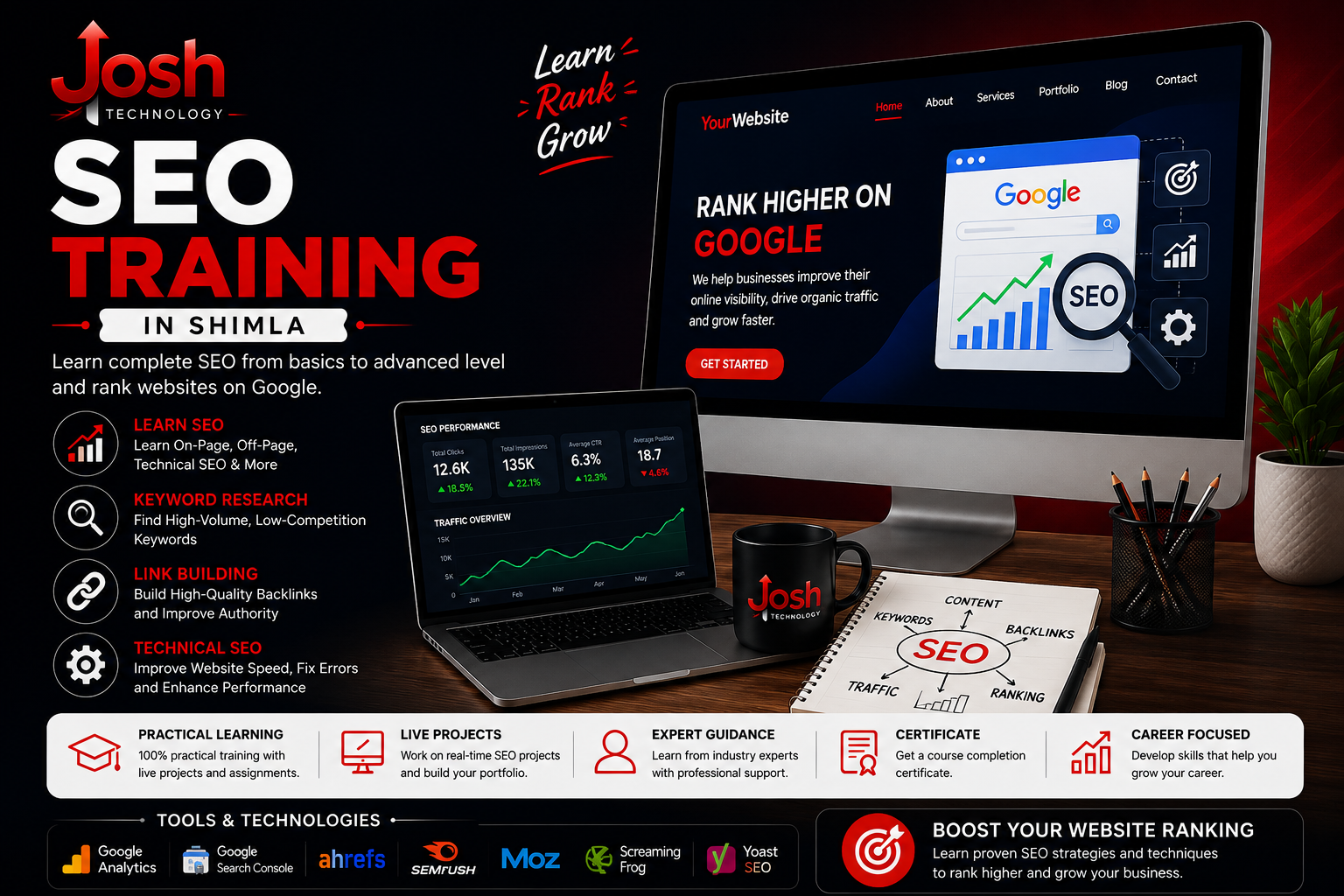 SEO Training in Shimla - Josh Technology